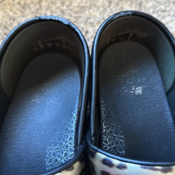 Leopard Dansko Clogs - Picture 3 of 4